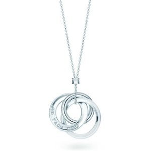 Tiffany & Co. silver interlocking circles necklace